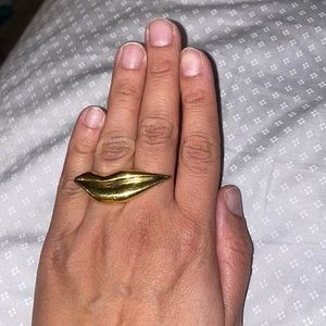 DVF Asymmetric Lip Ring